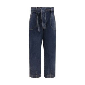 Giorgio Armani Blue Cotton Jeans Women's Denim